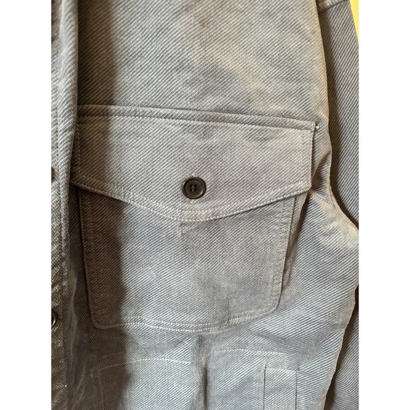 Madewell Corduroy Shacket Shirt Jacket Women’s Size L Blue Utility Casual Chic - Picture 5 of 8